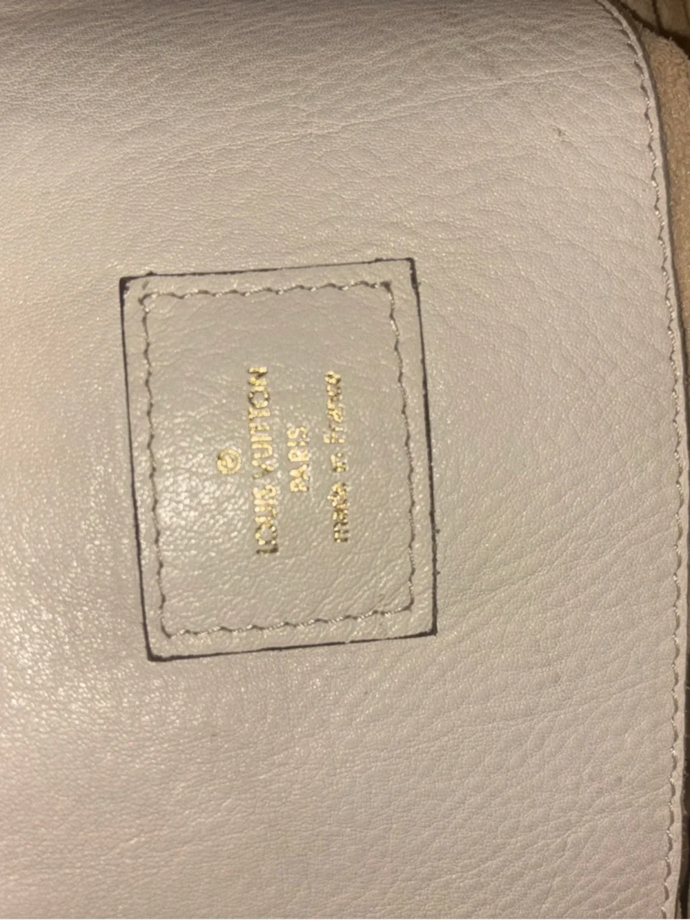 White Louis Vuitton shoulder tote bag - Picture 5 of 6